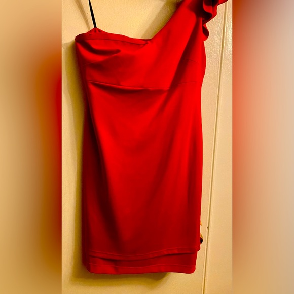 Calvin Klein classic a-line red party dress size 12 - Picture 7 of 7